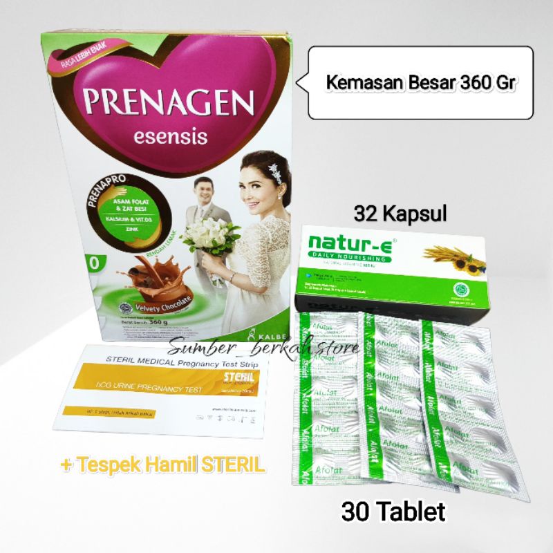 PROMIL NATUR E HIJAU 100 IU ESENSIS 360 FREE TESPEK HAMIL STERIL ASAM FOLAT 400 PROGRAM KEHAMILAN MANDIRI