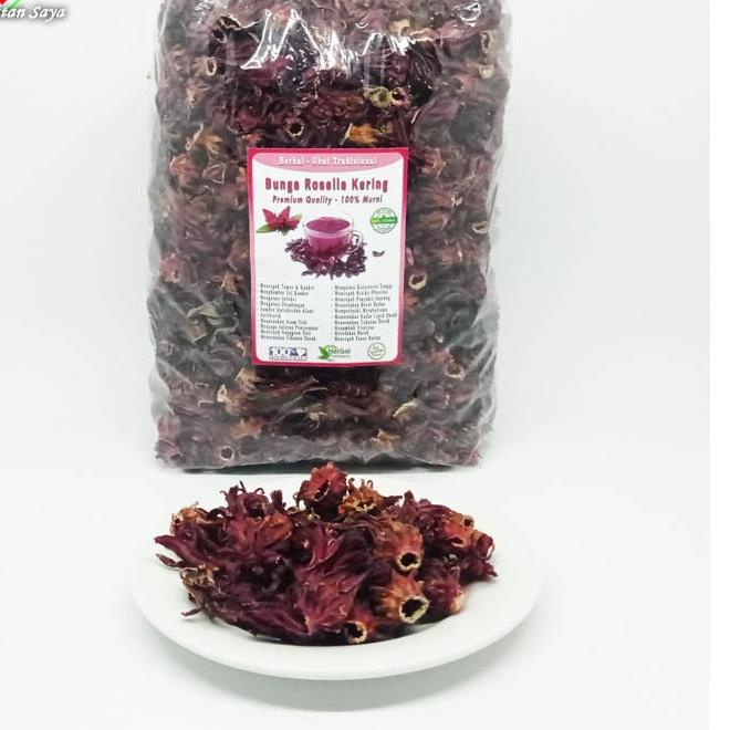 

◘ Bunga Rosella Merah Kering 500 gram / Teh Rosella ★