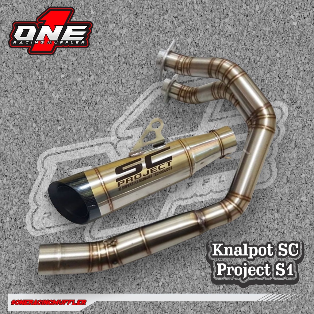 Knalpot SC Project S1 Fullsystem ER6N ER6F