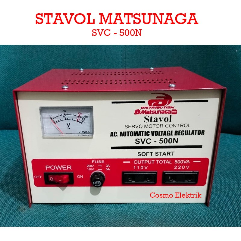 Stavolt SVC 500W MATSUNAGA / Stabilizer SVC 500 N