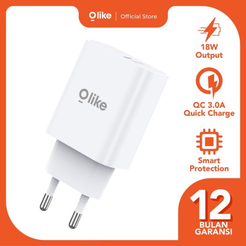 ADAPTOR CHARGER QUICK CHARGE 18W OLIKE C304