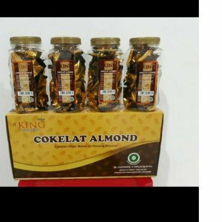 

♫ coklat almond Bonibol per dus isi 4 toples ♘