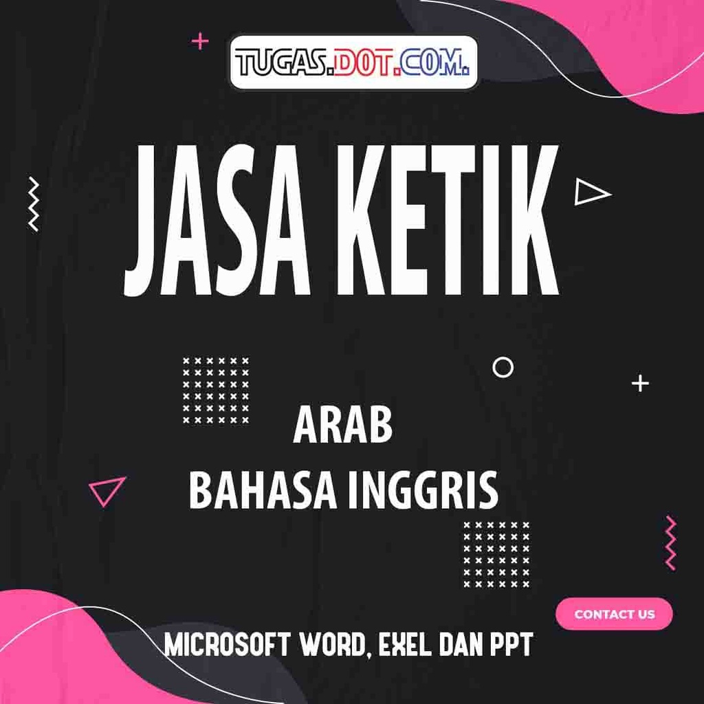 Jasa Ketik Arab dan Inggris