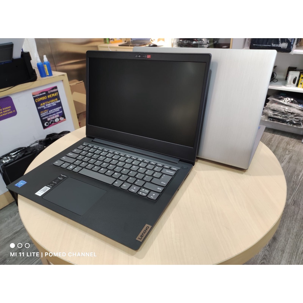 Laptop Baru Lenovo Ideapad Slim 3 N4020 4GB 512GB SSD FHD Windows 11 Office Original 2021 PROMO Terlaris