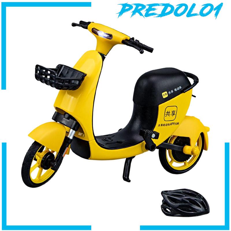 [Predolo1] Skala1:10 Modern Sepeda Elektrik Model Desktop Patung Ornamen Miniatur