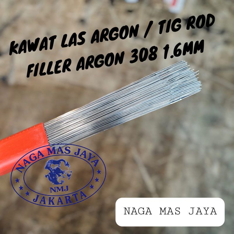KAWAT LAS ARGON TIG AWS 308 1.6MM / FILLER ARGON / TIG ROD ARGON AWS 308L 1.6 MM
