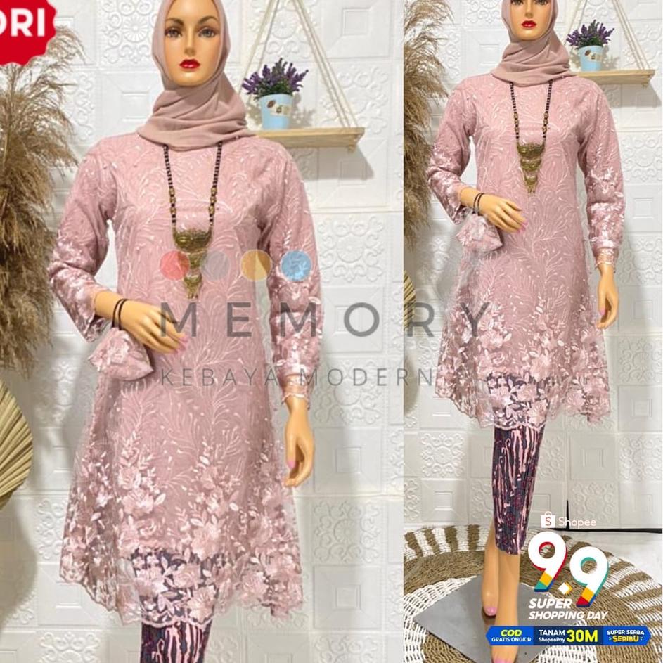 ♚ MY-KEBAYA MODERN HANNANIA - TUNIK KEBAYA MODERN - SETELAN TUNIK KEBAYA - KEBAYA WISUDA MODERN - KE