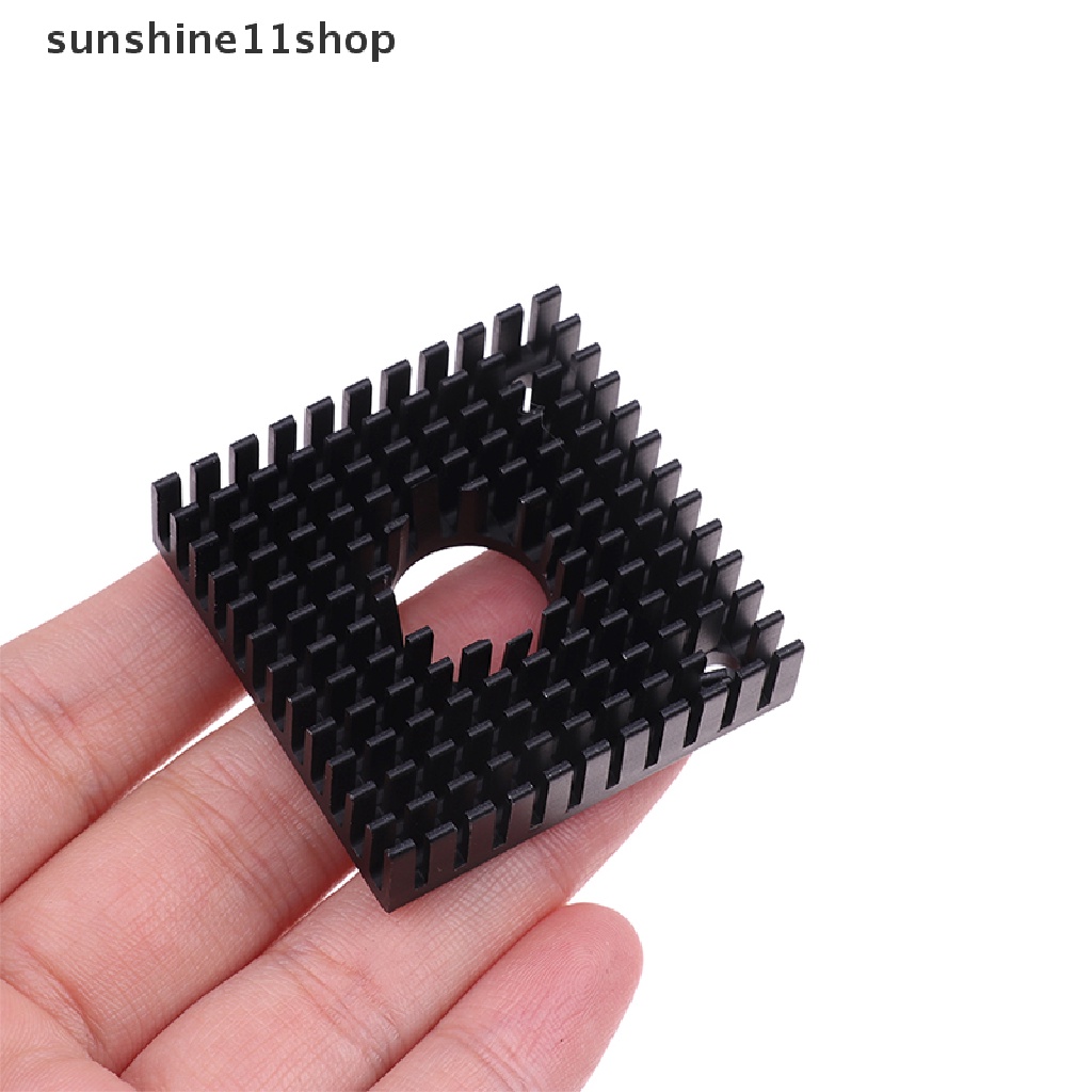 Sho 1Pc 40x40x10MM 3D Printer Motor Heatsink Hitam Gold Radiator Untuk Motor MK7/MK8 N