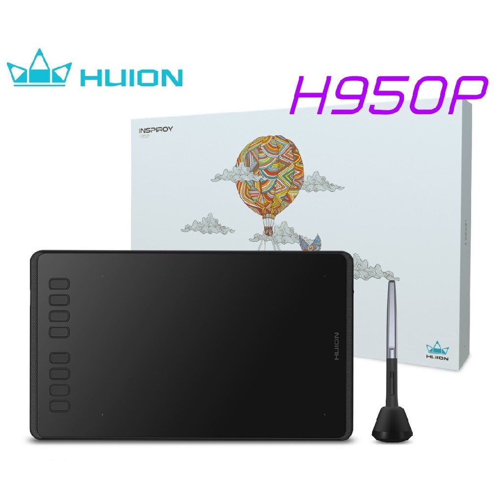 HUION INSPIROY H950P Graphics Drawing Tablet with Battery-free Pen PW100 - Tablet Gambar Ekonomis dari HUION