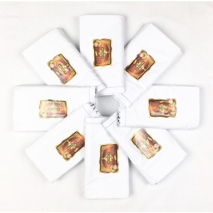 MILIKI KAIN SARUNG WADIMOR POLOS PUTIH PRIA DEWASA BAHAN KATUN SPESIAL RH546654Y