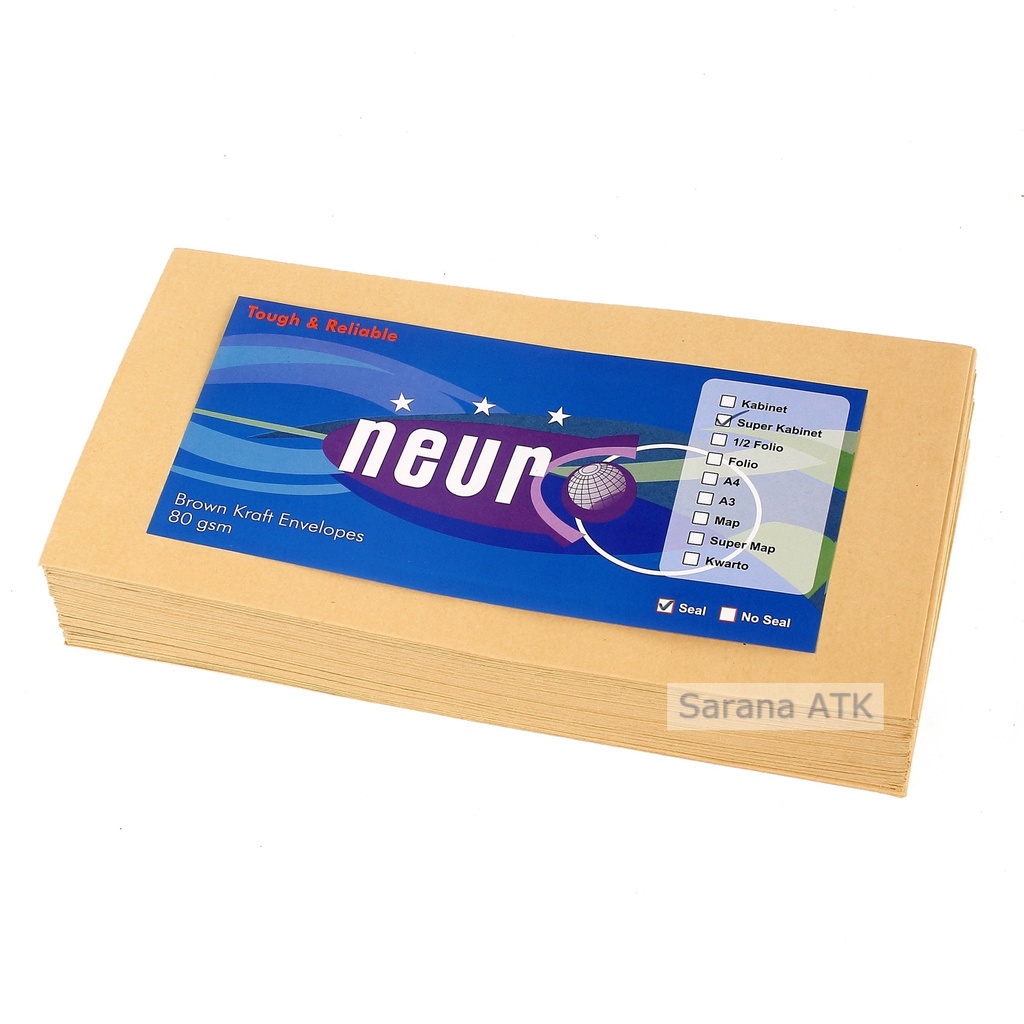 

Neuro - Amplop Coklat Ukuran Super Cabinet Seal Pack