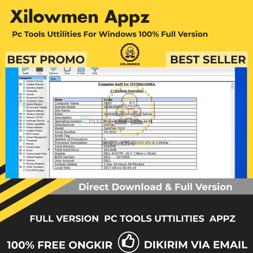 [Full Version] WinAudit Pro PC Tools Software Utilities Lifetime Win OS