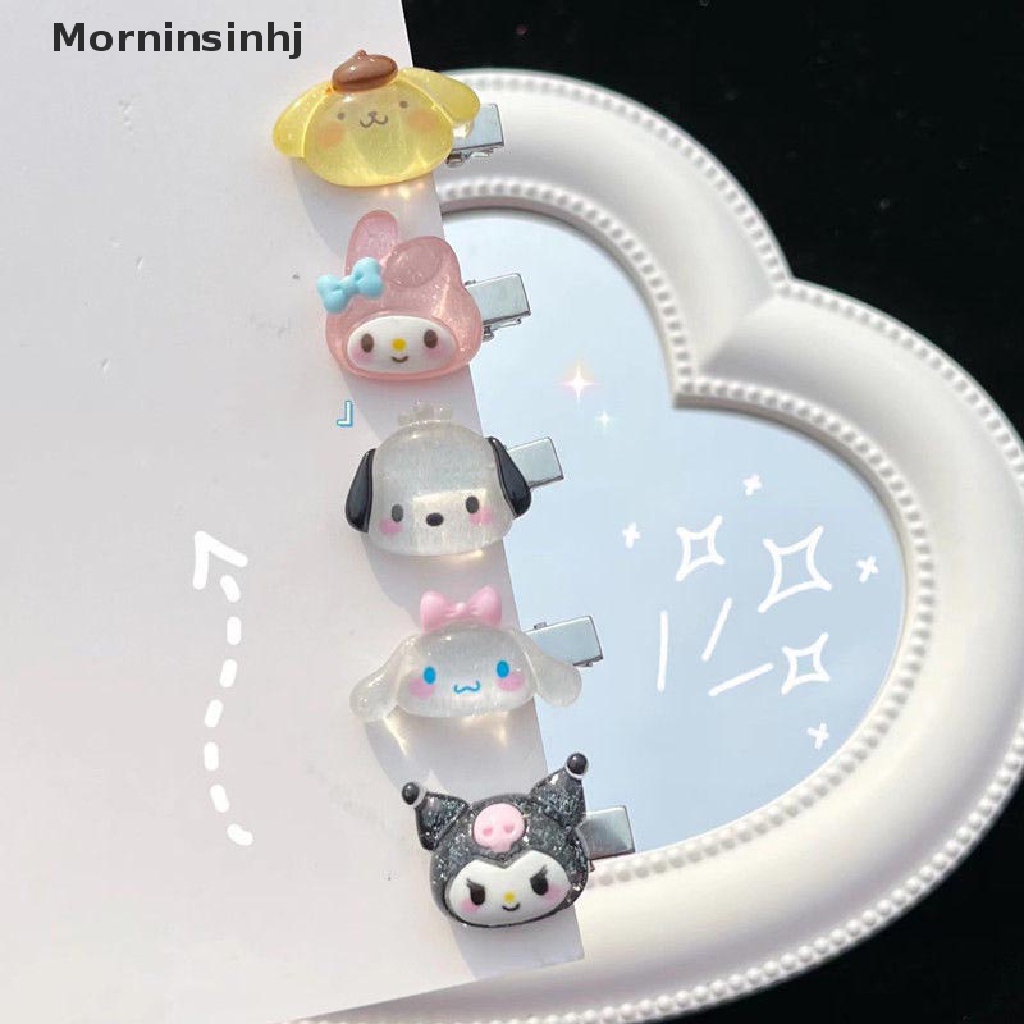 Mornin 1/5Pcs Flash Halus Sanrio Mini Jepit Rambut Ins Gadis Manis Dan Lucu Hati Duckbill Klip Mahasiswa Kartun Liar Hiasan Kepala Kawaii Jepit Rambut Yugui Anjing Mini Hair Clip Hadiah id