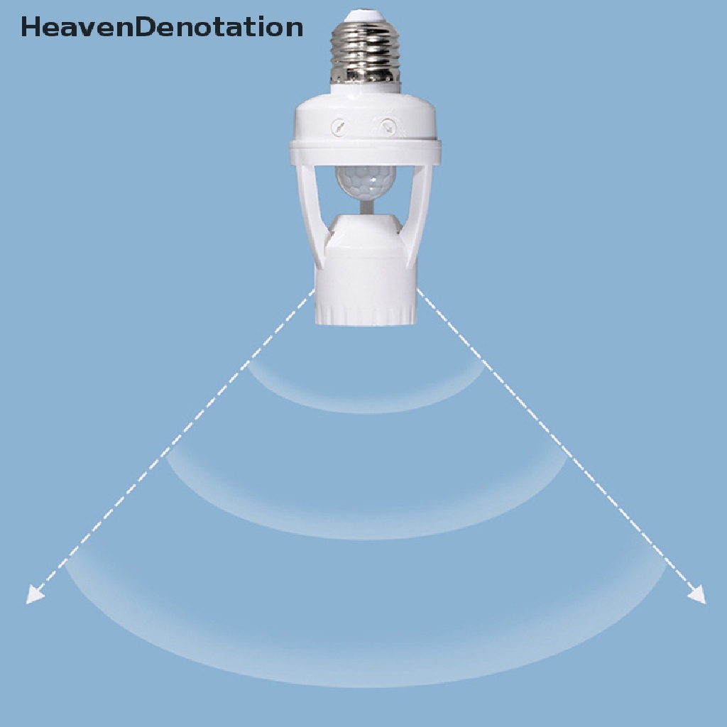 [HeavenDenotation] Dudukan Lampu Induksi Sekrup E27 Saklar Sensor LED E27 Safe Body Hol HDV