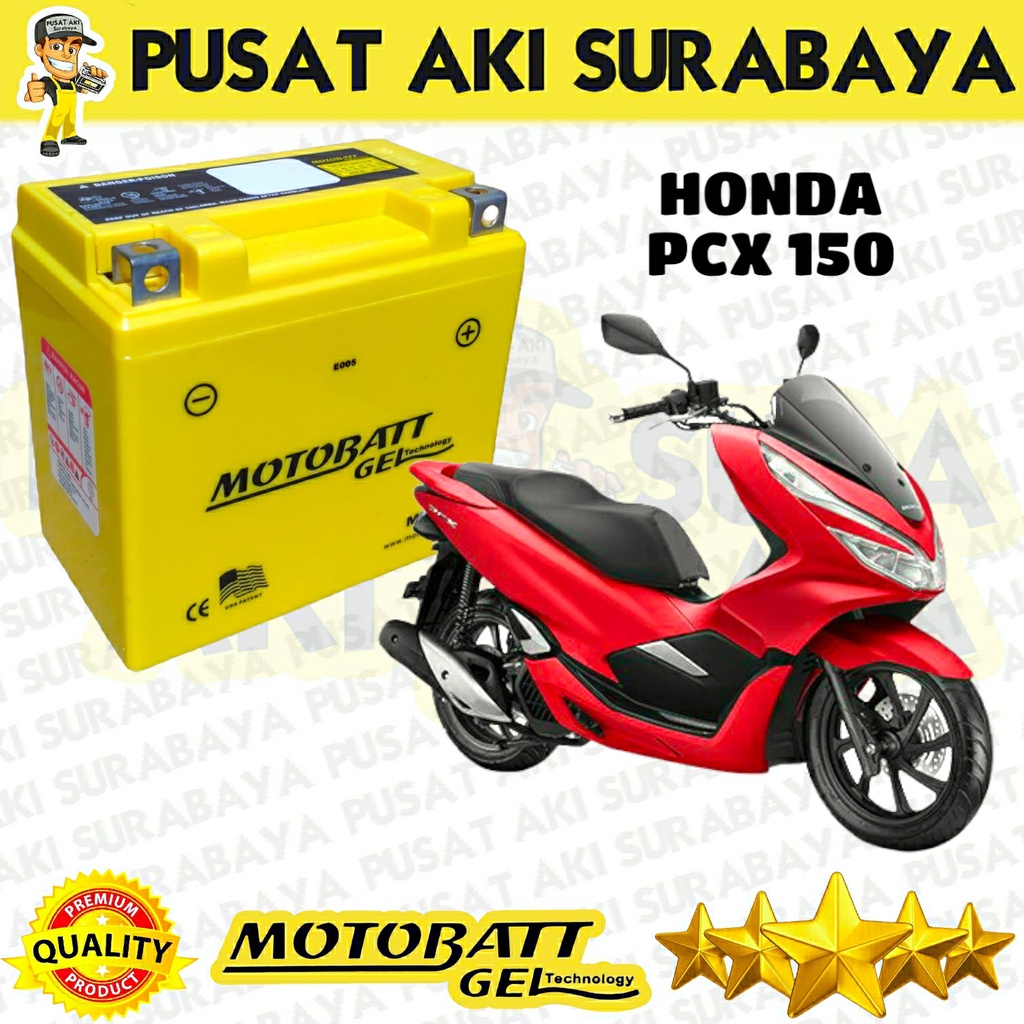 THE BEST ⭐⭐⭐⭐ AKI MOTOBATT MTZ6S 12 VOLT 6 AH ACCU KERING MOTOR GEL HONDA PCX 150 PCX 125 PCX 160 ADV 150 BEAT POP SONIC 150 SUPRA GTR 150 CB 125 CB 150 YTZ6V GTZ6V GTZ7S