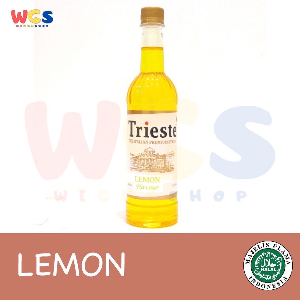 Trieste Premium Syrup Lemon Flavoured 650 ml