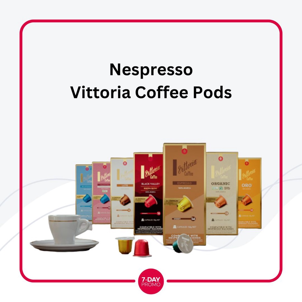 Vittoria Nespresso Compatible Coffee Capsules Kopi 10 Kapsul