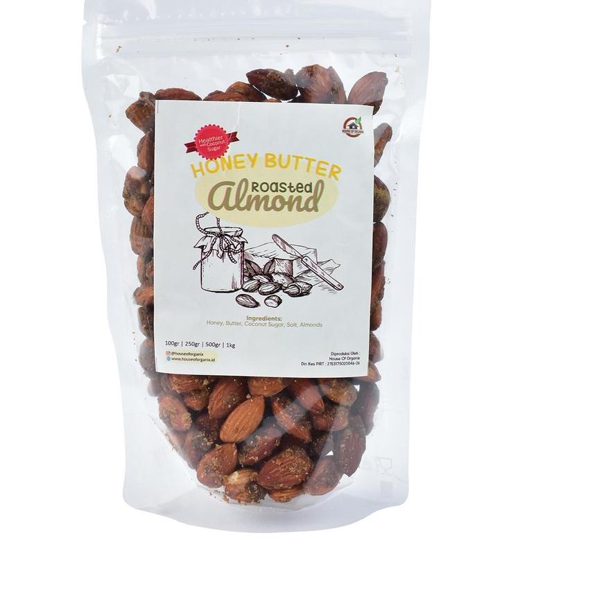 

☂ Honey Butter Roasted Almond ( Panggang ) 250 Gr ♞