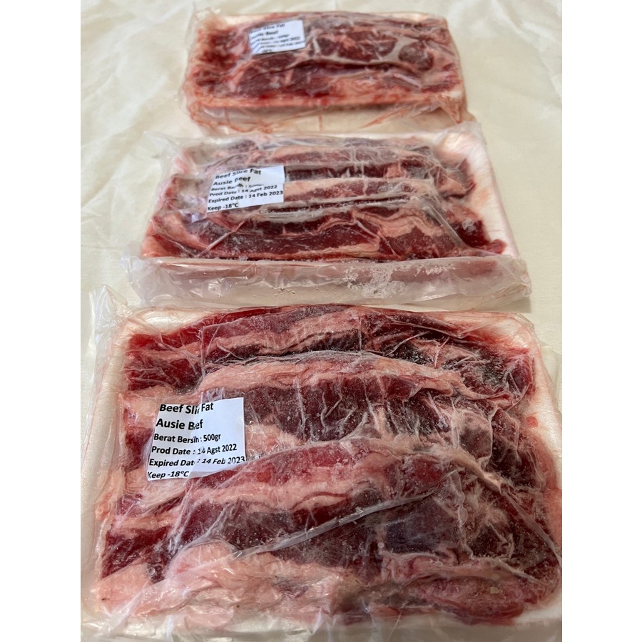 

Beef Slice AUS 500 gr Import Daging Sapi Iris Impor