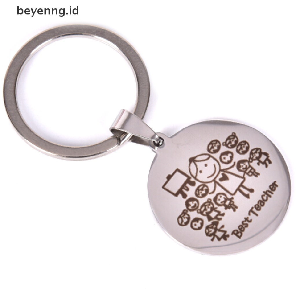 Beyen Grafir Keyring Thanks for Teacher Keychain Custom Nama Hadiah Untuk Guru New ID