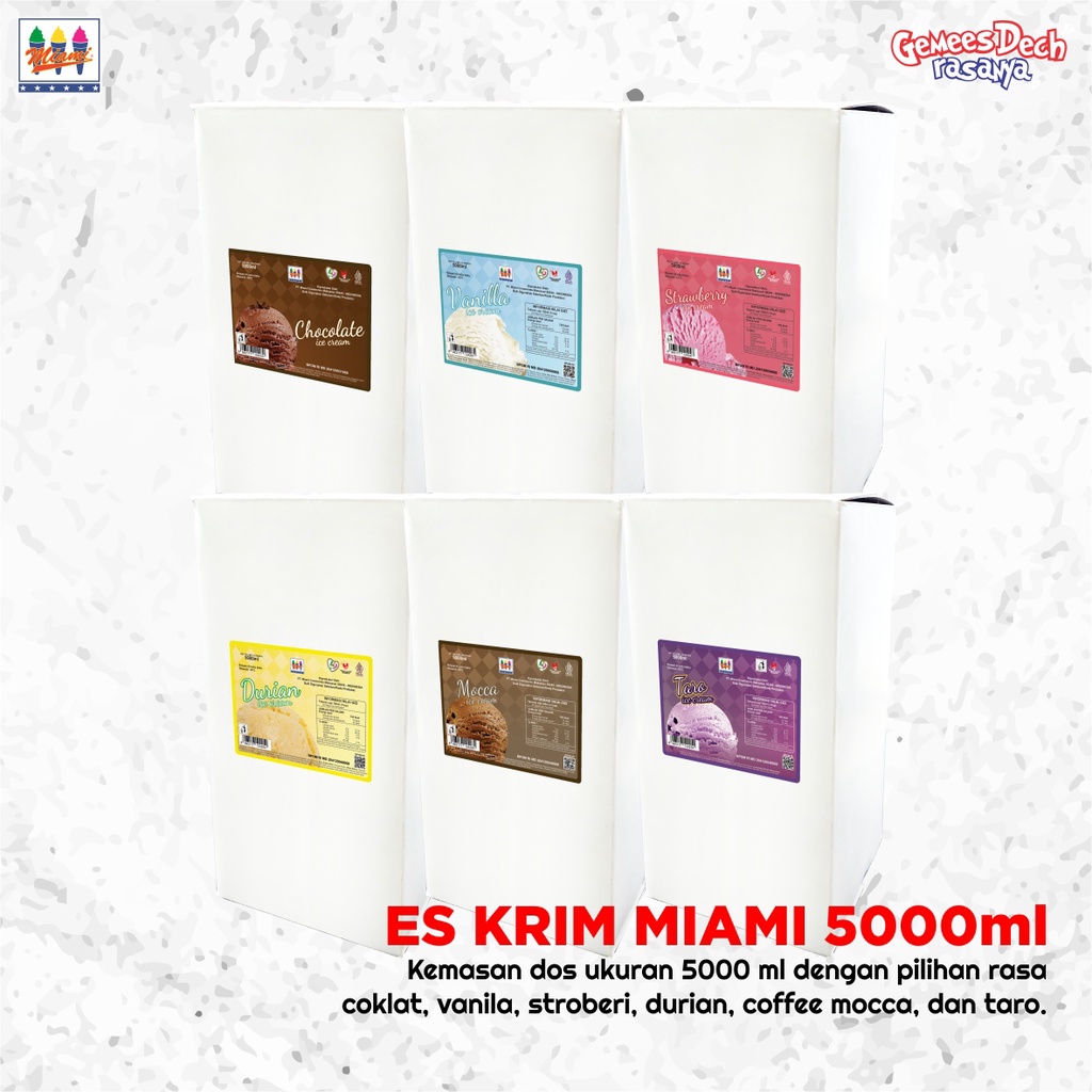 

Es Krim MIAMI 5 liter