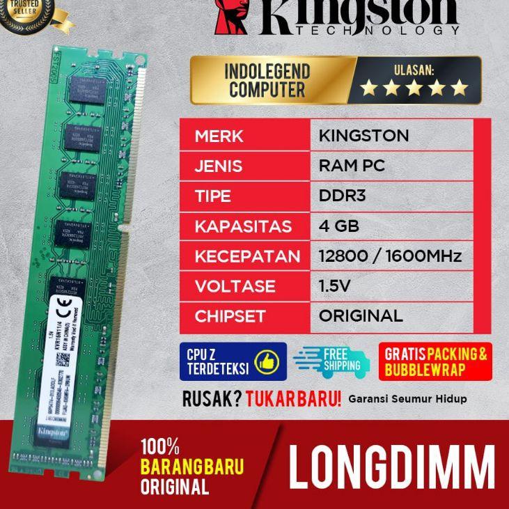 ➼ KINGSTON DDR3 4GB PC LONGDIM ♥