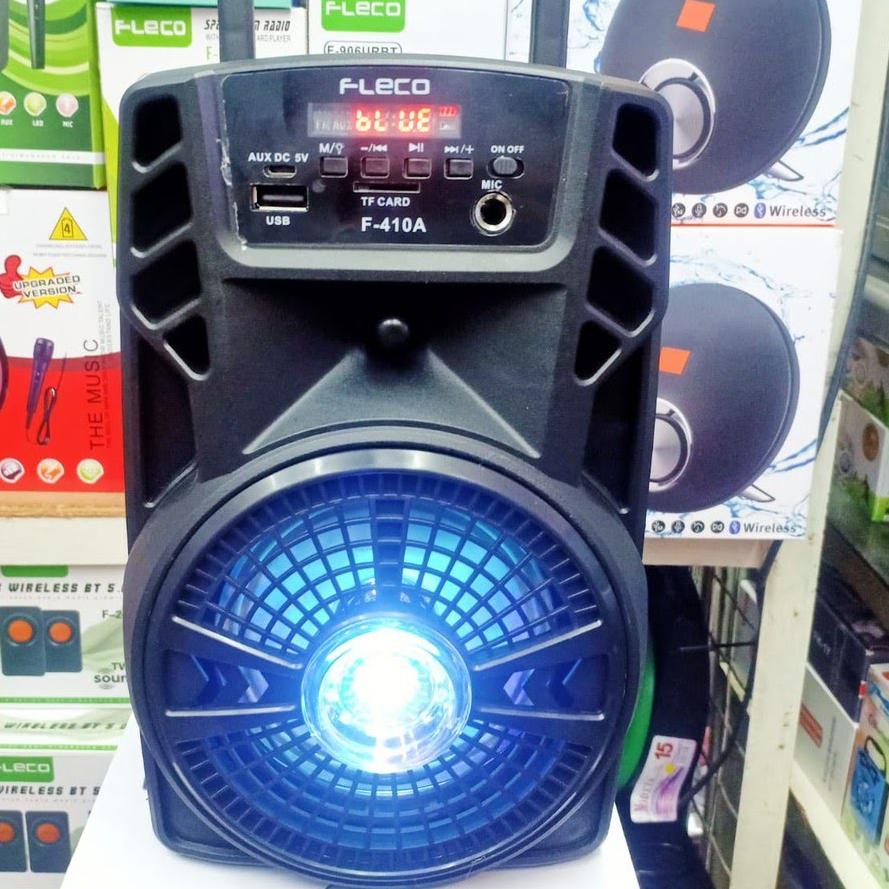 ❈ Speaker Bass Box Fleco F 410 bonus mic ❁