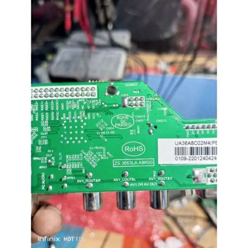 MAINBOARD TV DIGITAL DVBT2 seri ZS. 3663LA