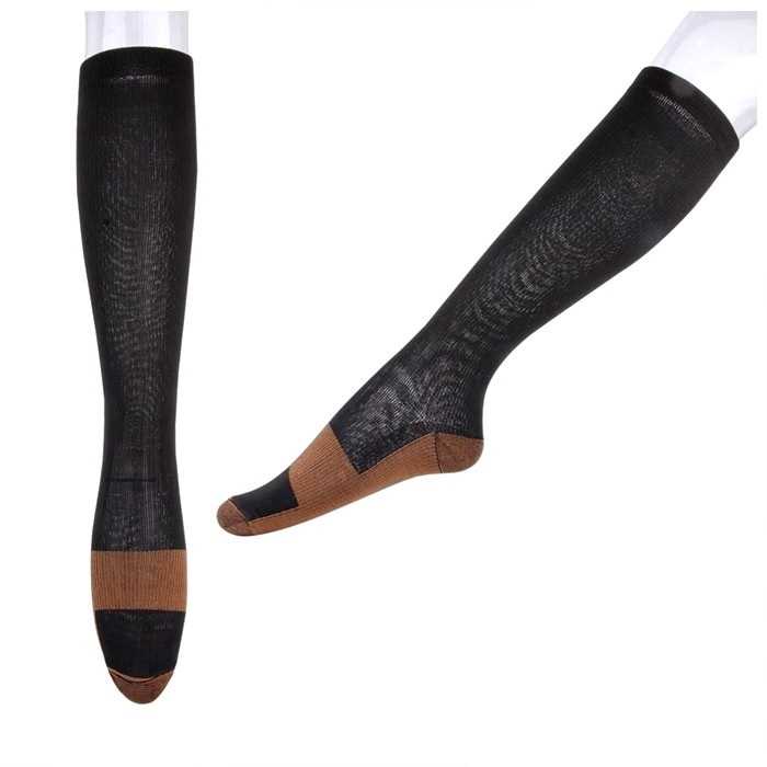 (BISA COD) FTIHSHP Miracle Copper Socks Healthy Kaos Kaki Kesehatan Size L/XL - F2001