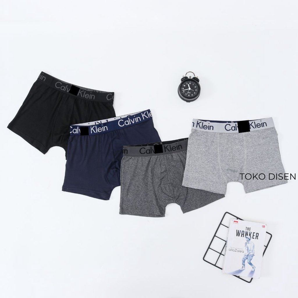 Celana dalem pria boxer ISI 3 PCS Premium Quality | Underwear No trace