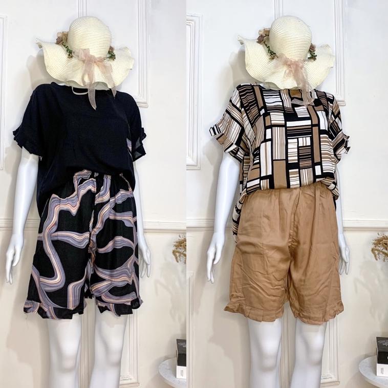 TERLARIS BABYDOLL RAYON PENDEK | SETELAN RAYON | BABYDOLL RUFFLE