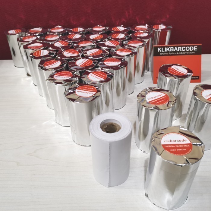 

MURAH KERTAS KASIR THERMAL PAPER 80 x 48|80 x 50 - KUALITAS KLIKBARCODE MURAH