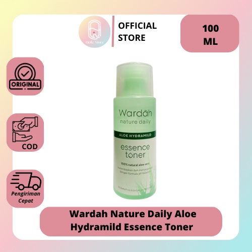 Qeila - Wardah Nature Daily Aloe Hydramild Essence Toner 100 ml