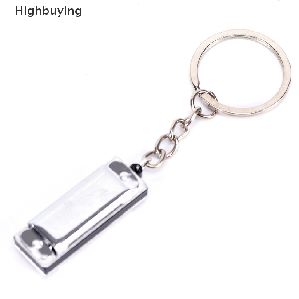 Hbid Warna Random Mini Harmonika Gantungan Kunci Mulut Organ Keyring Pendent Rad Silver Tone Glory