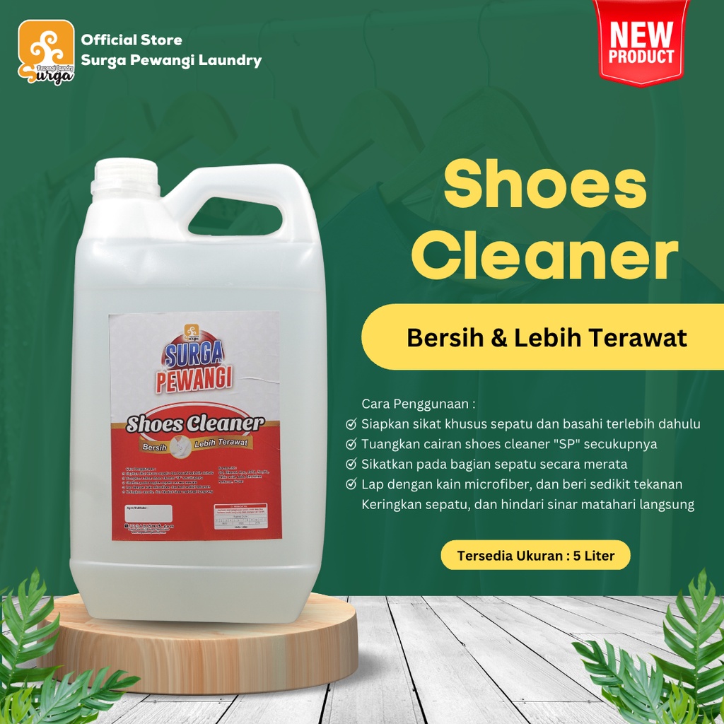 SHOES CLEANER 5 Liter - Shoes Cleaner Terbaik - Pembersih Sepatu