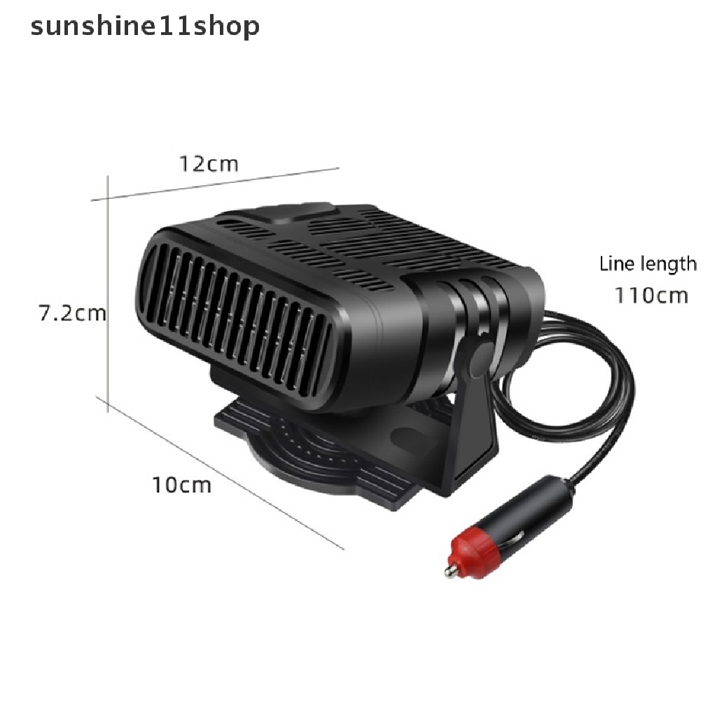 Sho Car Heater 24V/12V Pemanas Mobil Portable Dengan Mode Heag Dan Pendingin Untuk Auto Windscreen Fast Heag Fan Defrost Defogger N