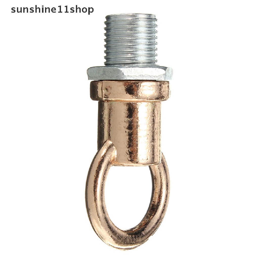 Sho M10 Retro Thread Metal Ceiling Rose Light Base Lampu Gantung Hook Light Adapter Dengan Sekrup Fitg Tutup Gaya Halus N