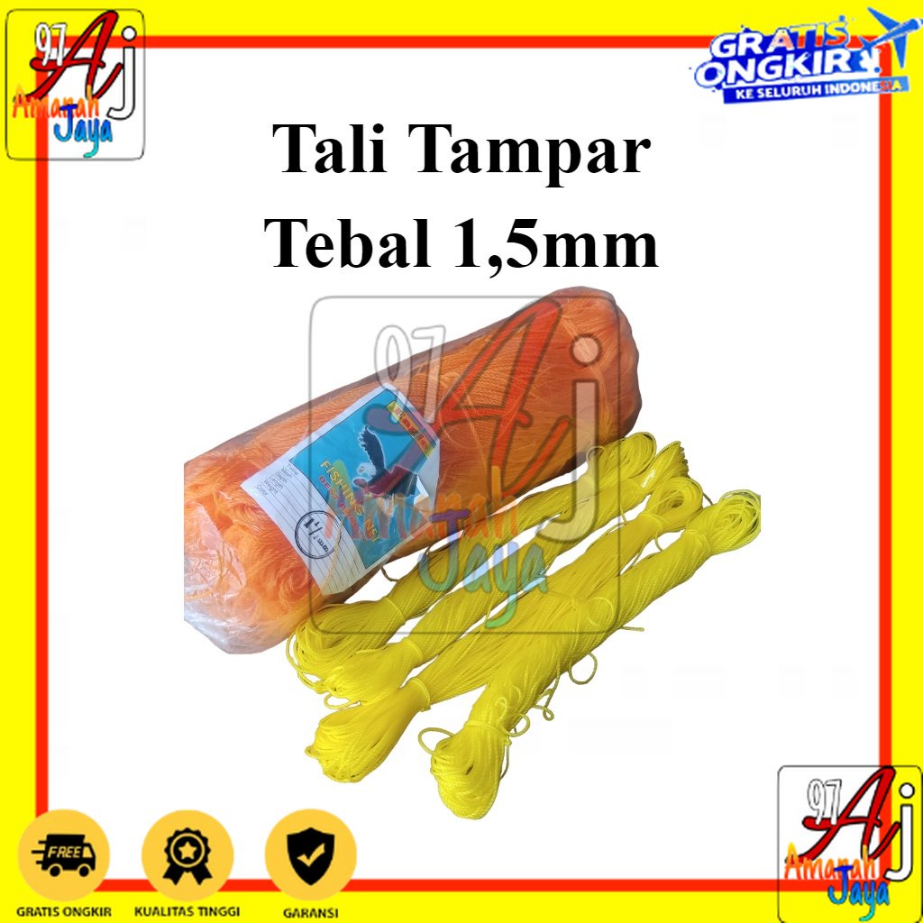 

Tali Tampar Kecil PE 1.5 mm / Serampat Cap Paus