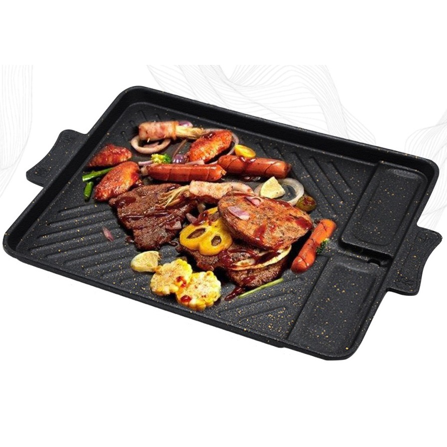 Grill pan korean bbq anti lengket