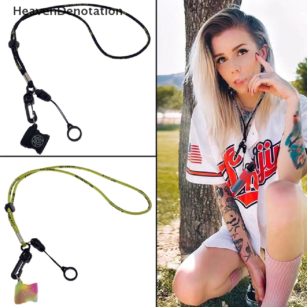 [HeavenDenotation] Cincin Silikon Portabel Lanyard Sling Non-Slip Cincin Gantung Anti-Drop Tali Band Dua-Kepala Olahraga Tali Leher HDV