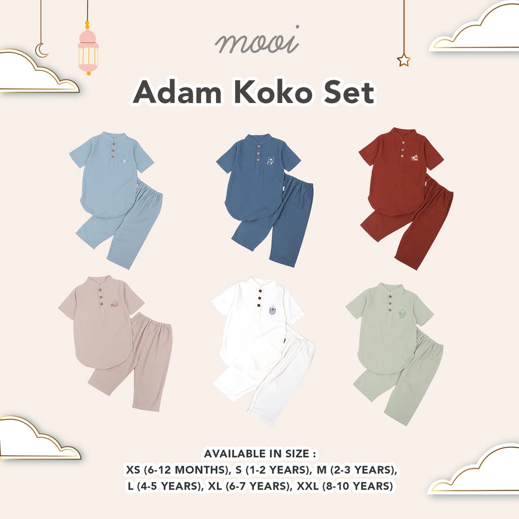 Mooi - Adam Koko Set / Setelan Koko Anak