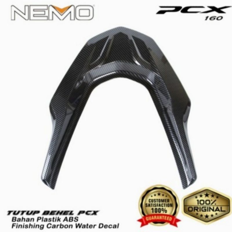 Cover tutup behel Pcx 160 Carbon Nemo