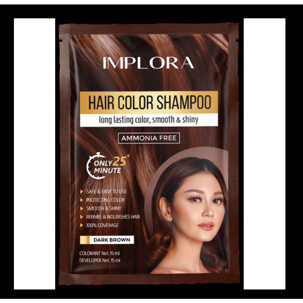 `ღ´ PHINKL `ღ´ ɪ ᴍ ᴘ ʟ ᴏ ʀ ᴀ   IMPLORA semir hair color  permanent cat rambut tidak merusak