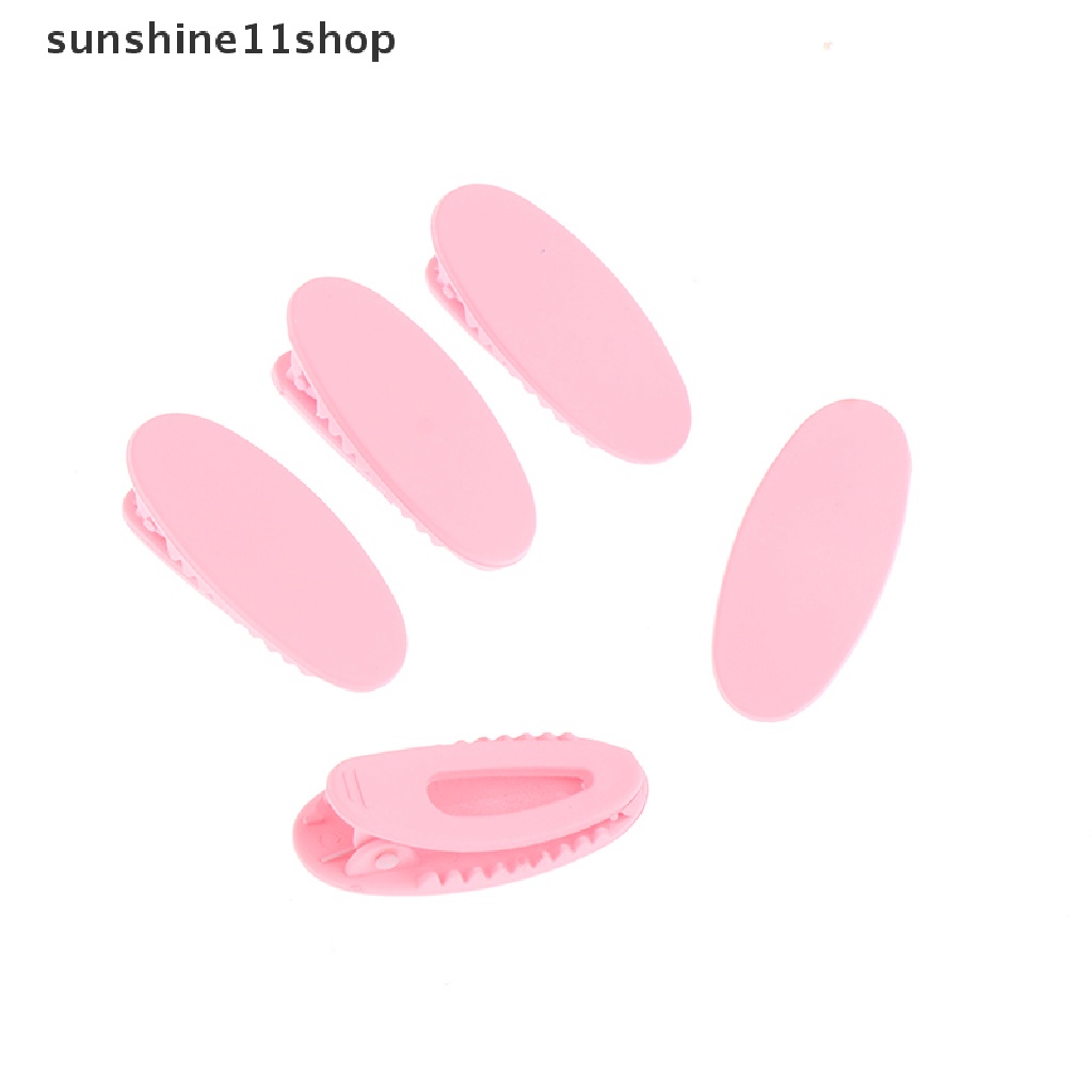 Sho 5pcs Single Prong Diy Hairstyle Alligator Hair Clip Aksesoris Rambut Alat N