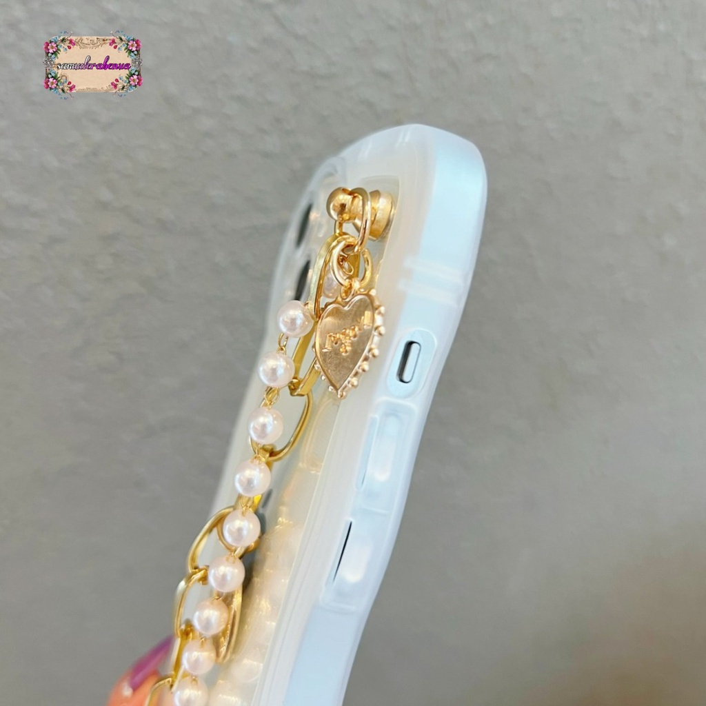 GC016 SOFTCASE WAVY  GELOMBANG RANTAI MUTIARA FOR REALME 5 5I C3 9 9I 10 CC C12 C25 C15 C20 C21 C21Y C30 C31 C33 C35 NARZO 50A 50I PRIME SB4834