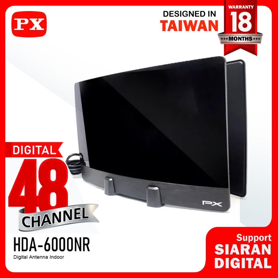 Antena TV Indoor PX HDA-6000NR Digital TV DVB-T2 (Garansi 18 bulan)