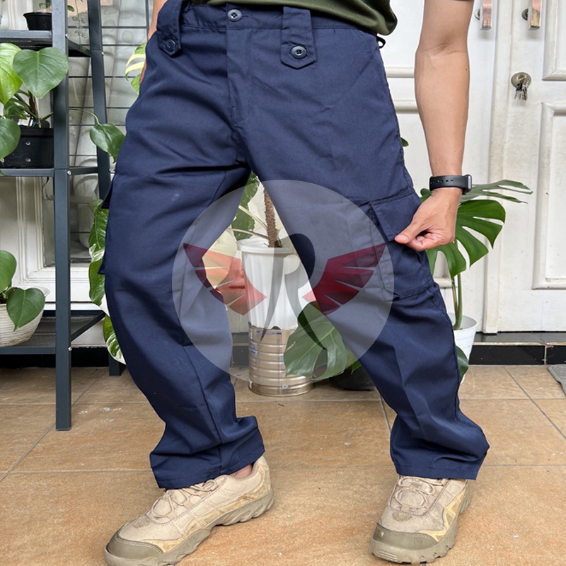 Celana PDL Security Satpam FKPPI Celana Lapangan Pramuka PMR Hitam Celana Polisi Coklat