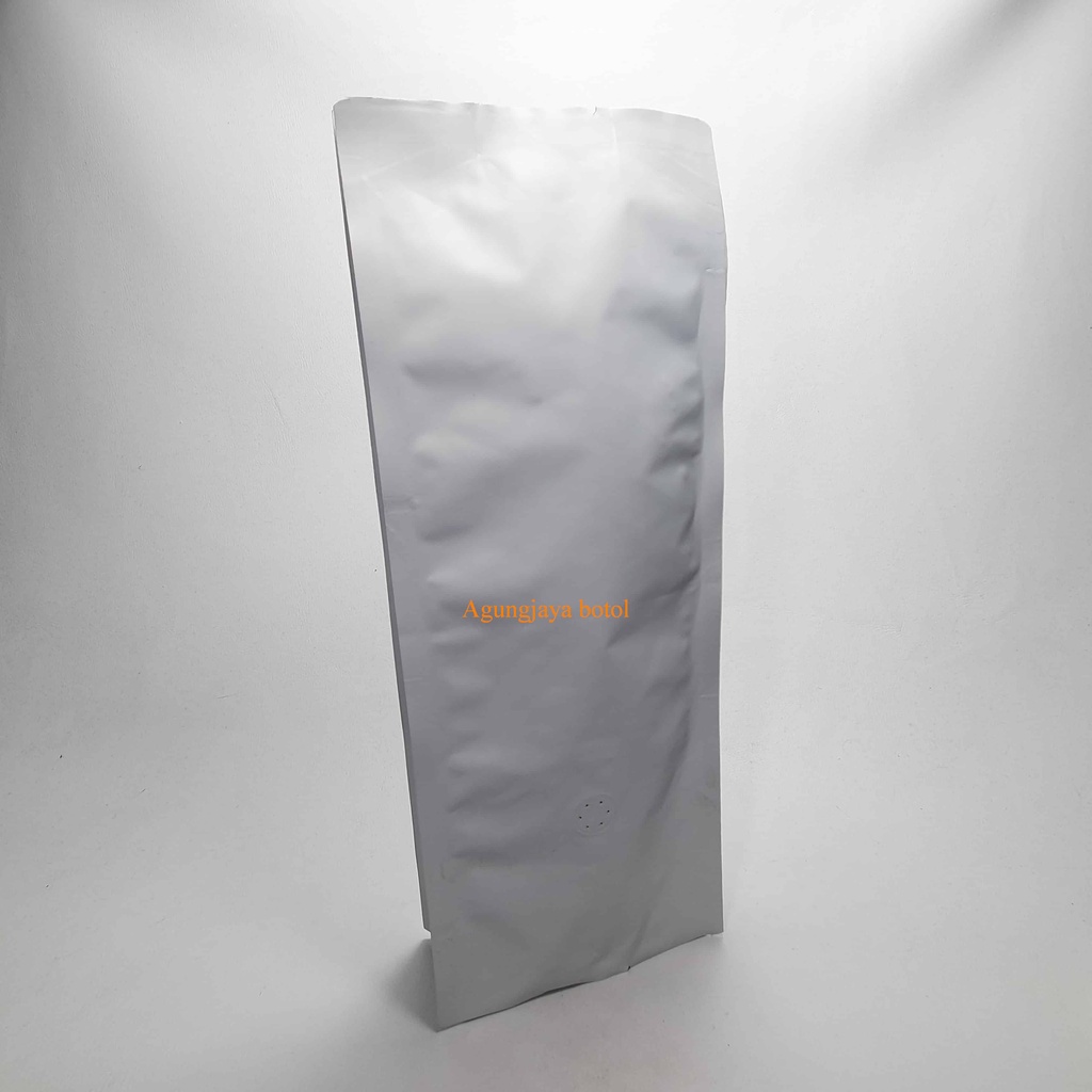 Gusset Quad Seal White Series / Plastik  / Plastik Kemasan / Kemasan Kopi / Kemasan Snack / Gusset Q