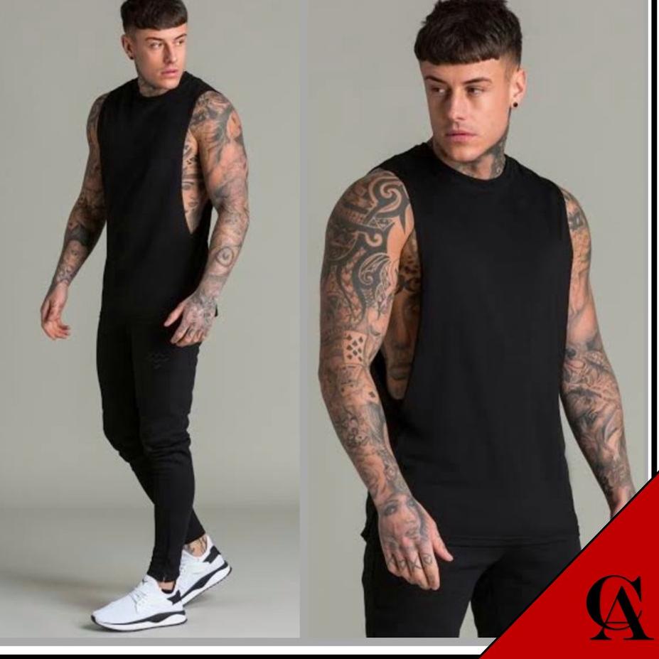 ❊ KAOS BASELAYER SINGLET MANSET PRIA / LEKBONG FITNESS / SINGLET MANSET / BAJU FITNESS / LEKBONG PRI