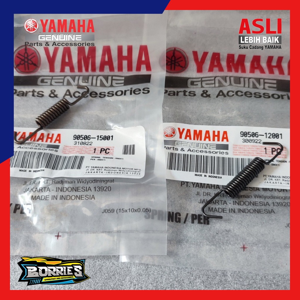 SPRING PER KAMPAS REM BELAKANG MIO SPORTY SMILE NOUVO ORIGINAL ORI YAMAHA